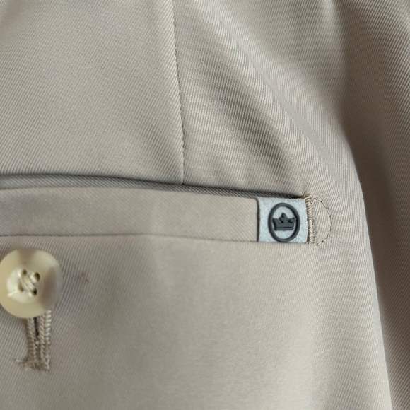 Peter Millar Men's Khaki Cotton Pants, 38x32 - Picture 5 of 6